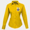 Women's Poplin Long Sleeve Blouse Thumbnail